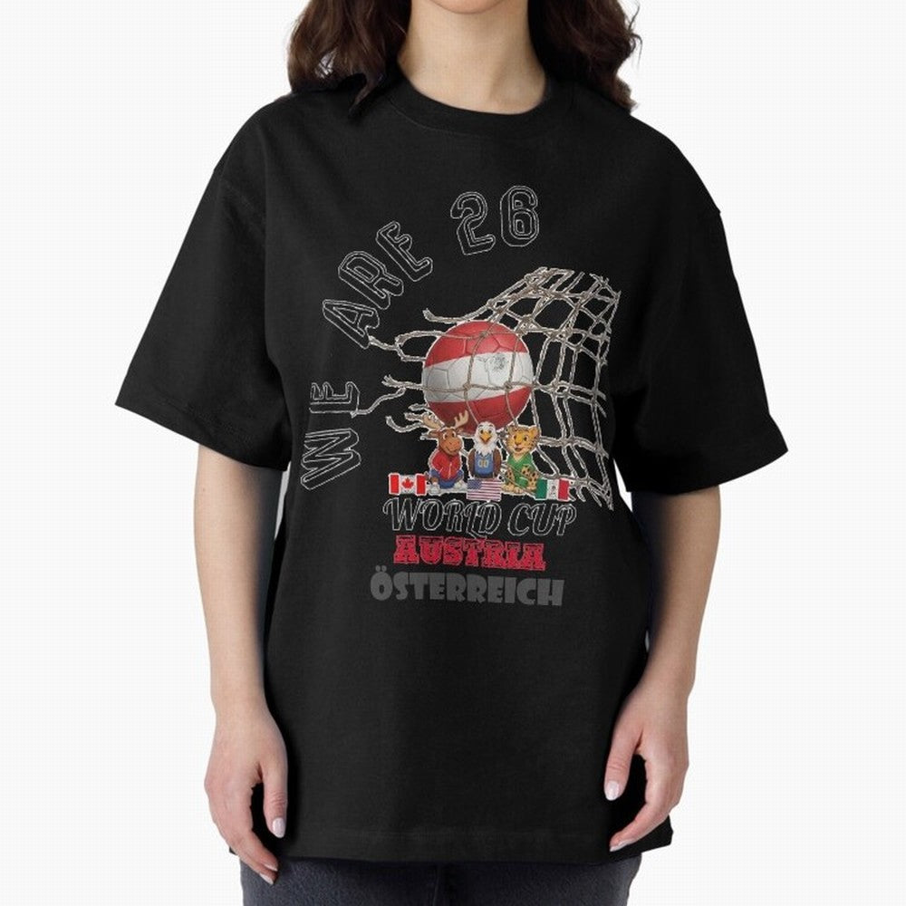 World cup 26 - Austria Classic T-Shirt Bring a Vintage Feel to the FIFA World Cup 2026 Group Stage Journey through Haaland Highlights, Brazil Pride, Vintage Soccer Flavor, Modern Football Stars, National Flags and Final Night Emotion; Built for