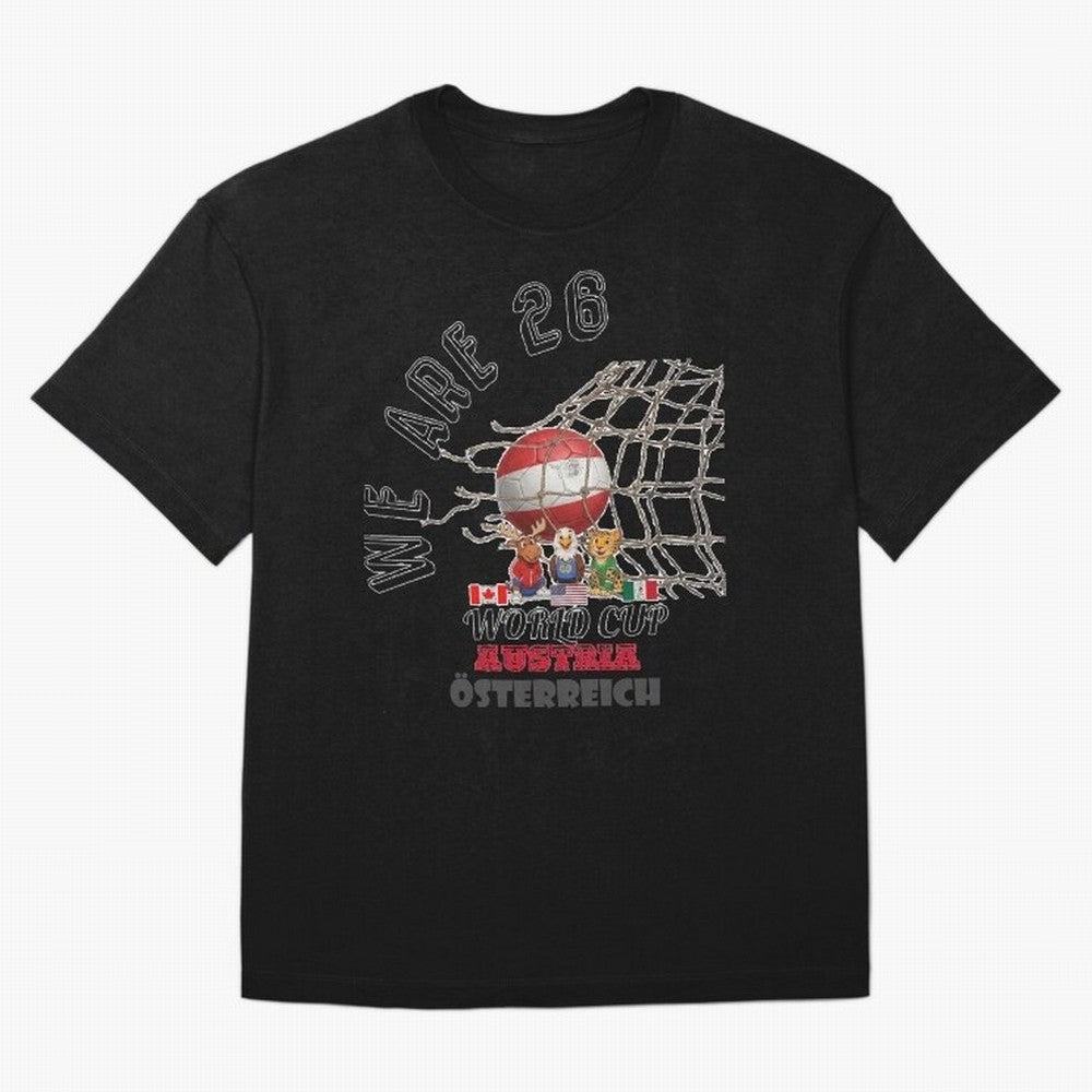 World cup 26 - Austria Classic T-Shirt Bring a Vintage Feel to the FIFA World Cup 2026 Group Stage Journey through Haaland Highlights, Brazil Pride, Vintage Soccer Flavor, Modern Football Stars, National Flags and Final Night Emotion; Built for