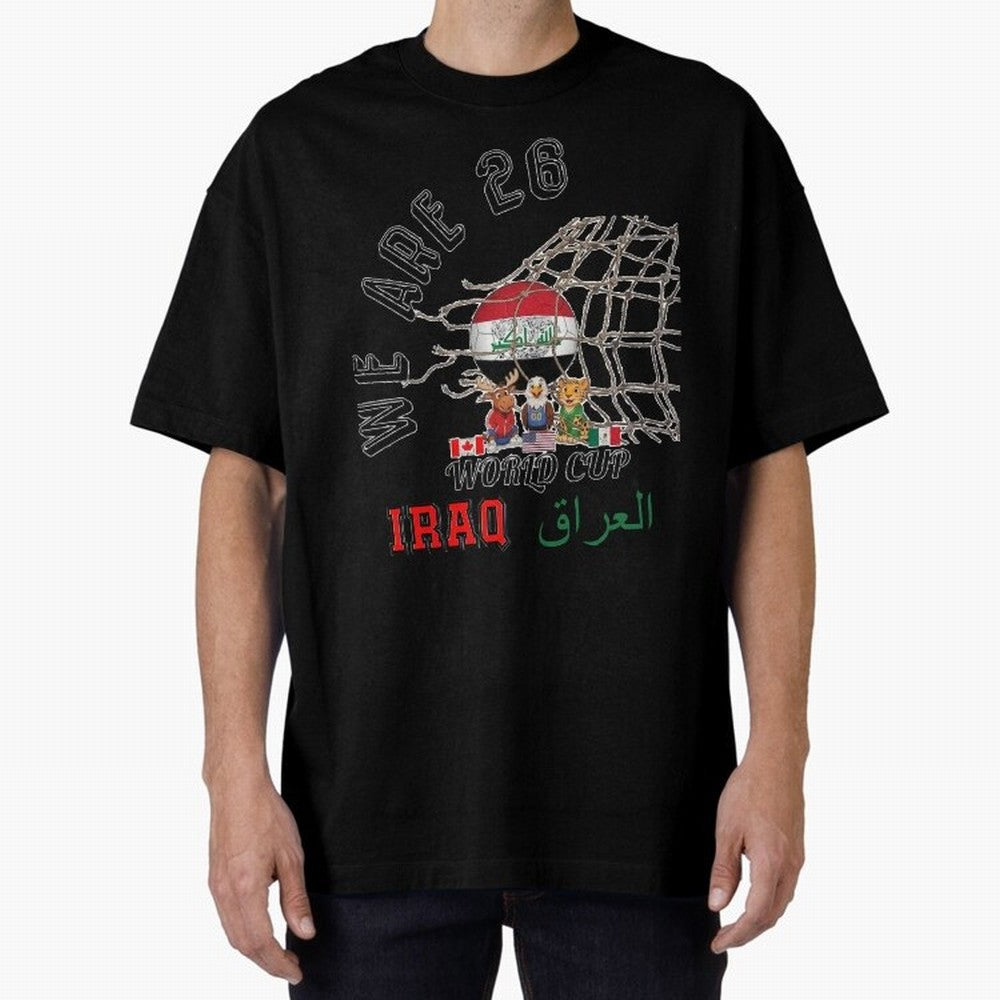 World cup 26 - Iraq Classic T-Shirt Bring Bold Fan Energy to Match Day Hype around FIFA World Cup 2026, Neymar, Netherlands, Worldwide Fan Energy, Dramatic Goals, Stadium Lights and Championship Celebrations; Ideal for Passionate Fans Who Love