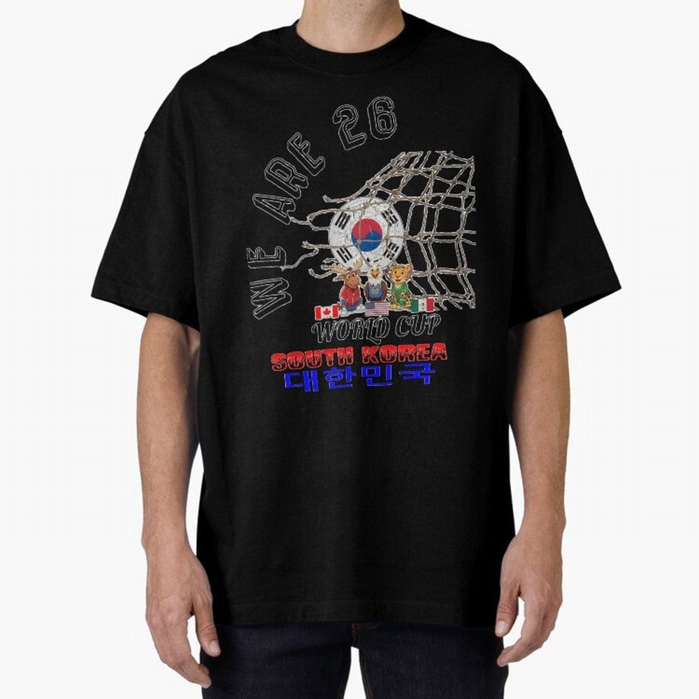 World cup 26 - South Korea Classic T-Shirt Show Passion for the Stars of FIFA World Cup 2026 Group Stage for Fans of Neymar and France, Bringing Champion Mindset, Group Stage Buzz, Knockout Tension and Passionate Fan Culture; Perfect for Supporters