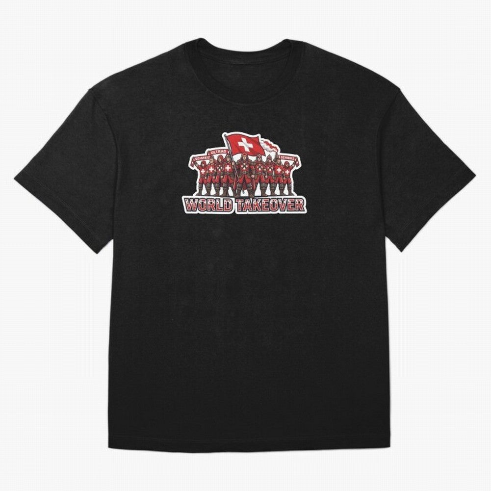 Switzerland Soccer Fans Power Rise Sticker 2026 Football Supporters Classic T-Shirt Live the Energy of the FIFA World Cup 2026 Group Stage Journey through CR7 Highlights, Portugal Pride, Fan Favorite Moments, National Team Passion, Big Match Drama
