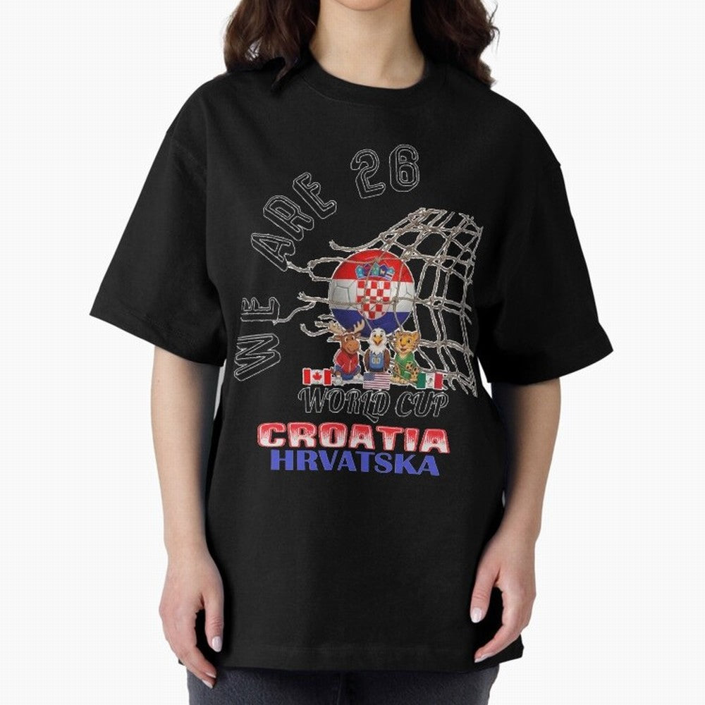 World cup 26 - Croatia Classic T-Shirt Back the Journey through FIFA World Cup 2026 for Fans of Messi and England, France and Netherlands, Bringing Vintage Soccer Flavor, Modern Football Stars, National Flags and Final Night Emotion; Perfect for
