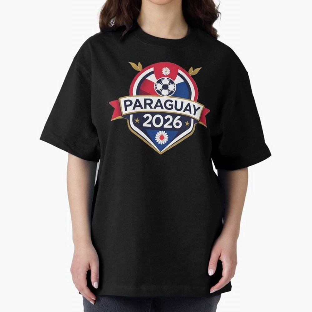 Paraguay WC2026 Classic T-Shirt Share FIFA World Cup 2026 Driven by Mbappe, France Energy, Vintage Soccer Flavor, Modern Football Stars, National Flags and Final Night Emotion; Ideal for Fans Who Follow Messi, Cristiano Ronaldo, CR7, Mbappe, Neymar