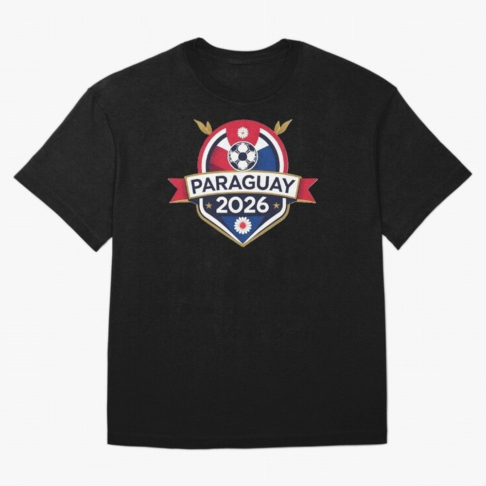 Paraguay WC2026 Classic T-Shirt Share FIFA World Cup 2026 Driven by Mbappe, France Energy, Vintage Soccer Flavor, Modern Football Stars, National Flags and Final Night Emotion; Ideal for Fans Who Follow Messi, Cristiano Ronaldo, CR7, Mbappe, Neymar