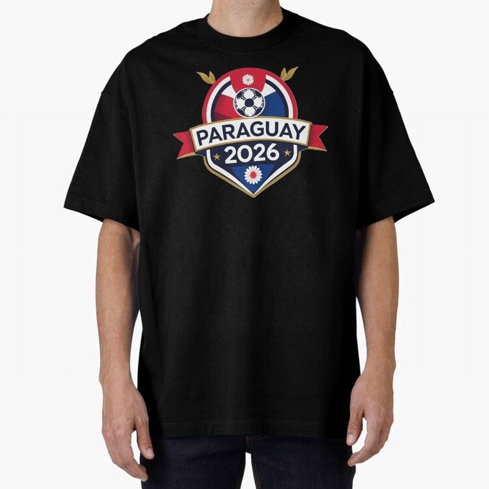Paraguay WC2026 Classic T-Shirt Share FIFA World Cup 2026 Driven by Mbappe, France Energy, Vintage Soccer Flavor, Modern Football Stars, National Flags and Final Night Emotion; Ideal for Fans Who Follow Messi, Cristiano Ronaldo, CR7, Mbappe, Neymar