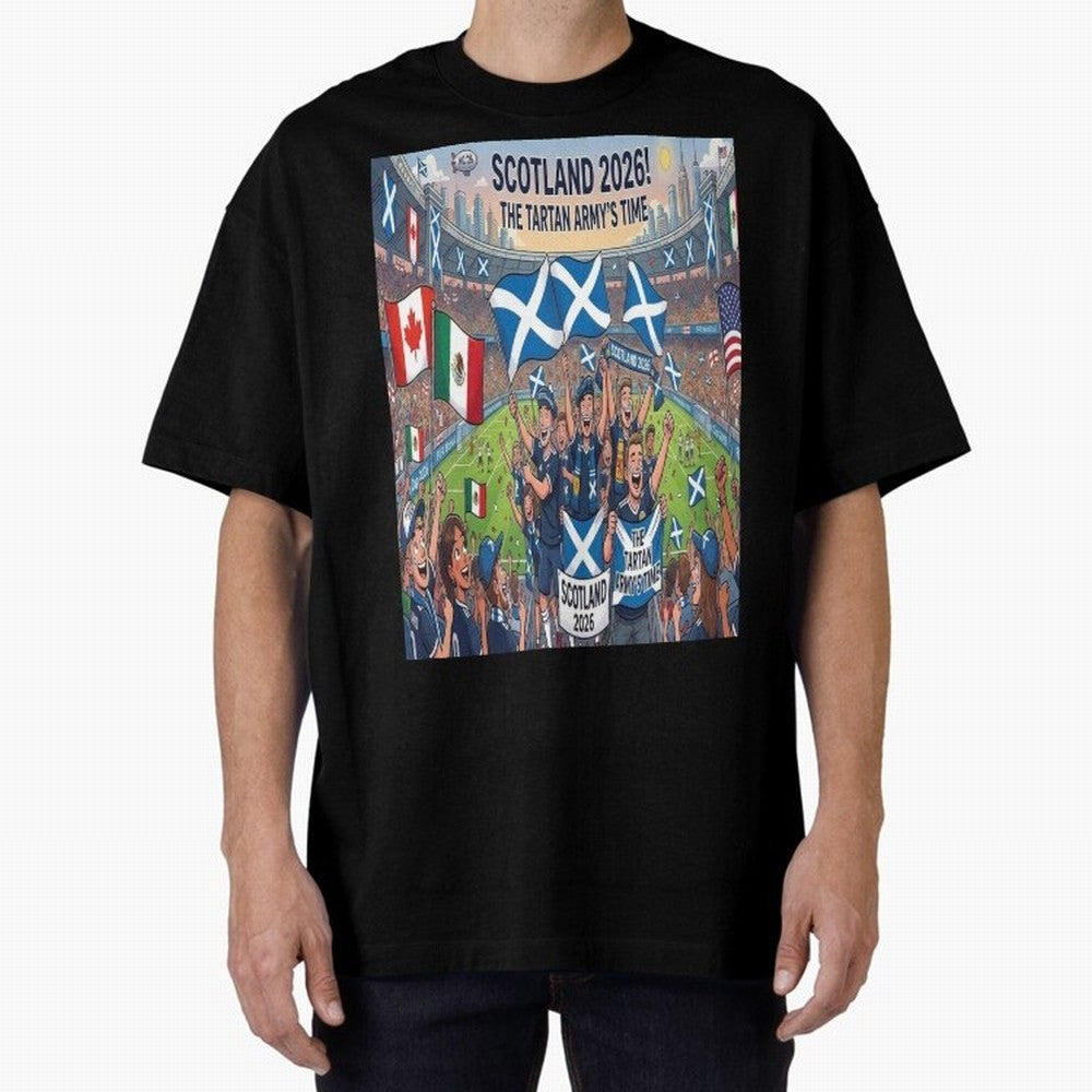 Scotland World Cup 2026 - Stadium Classic T-Shirt Feel the Roar of Match Day Hype around FIFA World Cup 2026 USA Canada Mexico, Mbappe, Argentina, France and Brazil, Classic Soccer Heritage, Championship Pressure, Fan Loyalty and International