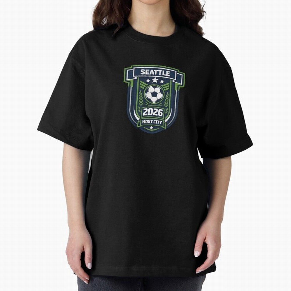 Seattle Host City World Cup 2026 Classic T-Shirt Celebrate the Next Chapter of FIFA World Cup 2026 Group Stage Connected to Messi, CR7 and Mbappe, Spain and Netherlands Energy, Worldwide Fan Energy, Dramatic Goals, Stadium Lights and Championship