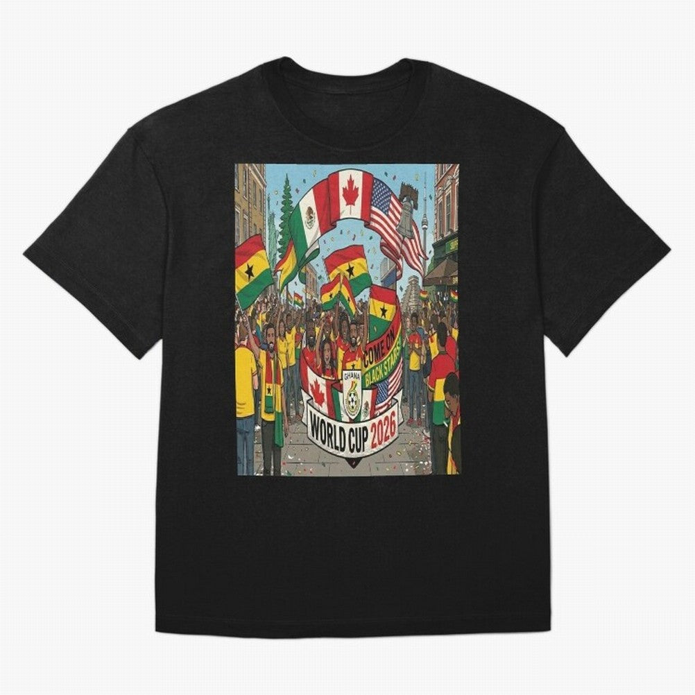 Ghana World Cup 2026 Classic T-Shirt Share FIFA World Cup 2026 for Fans of Neymar and England, Bringing Global Supporter Spirit, Legendary Goals, National Colors and Tournament Celebration; Great for Supporters Who Love Legendary Players, National