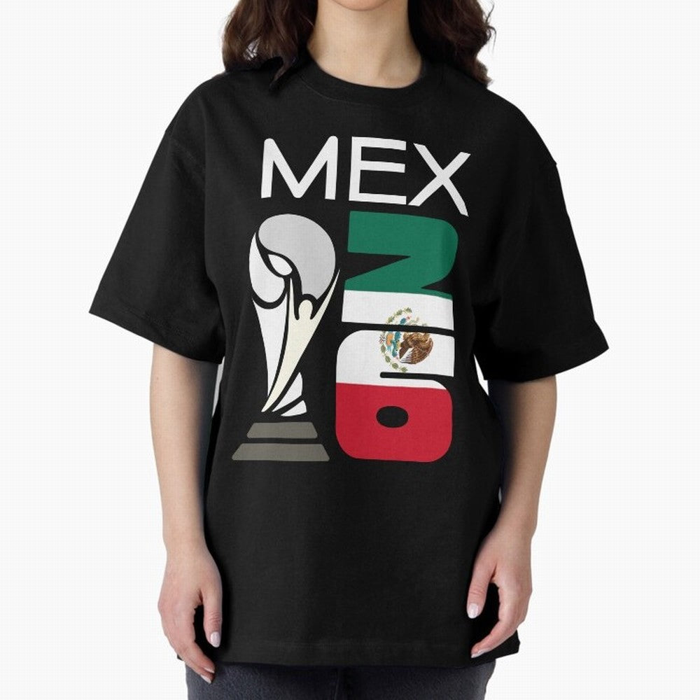 Mexico 2026 Soccer World Cup Trophy Mexican Flag Design Classic T-Shirt Celebrate Football Dreams Across FIFA World Cup 2026 USA Canada Mexico Inspired by Mbappe, England, France and Netherlands Energy, Supporter Pride, Iconic Celebrations,