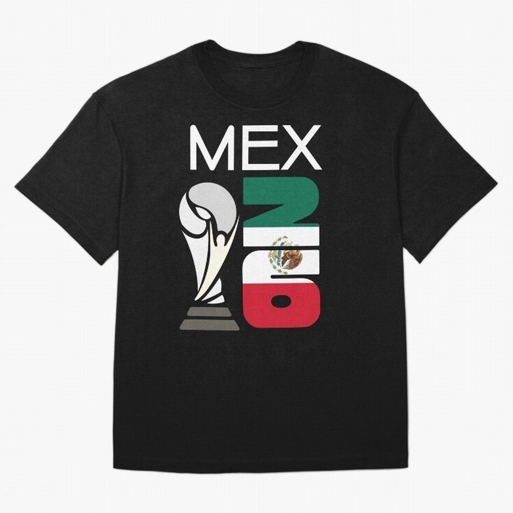 Mexico 2026 Soccer World Cup Trophy Mexican Flag Design Classic T-Shirt Celebrate Football Dreams Across FIFA World Cup 2026 USA Canada Mexico Inspired by Mbappe, England, France and Netherlands Energy, Supporter Pride, Iconic Celebrations,