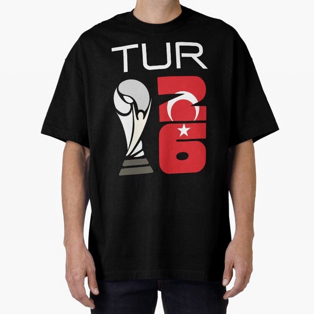 Turkey 2026 Soccer World Cup Trophy Turkish Flag Design Classic T-Shirt Step into Match Day Hype around FIFA World Cup 2026, Cristiano Ronaldo, France and Portugal, Tournament Hype, Historic Matchups, Family Viewing Parties and Global Sports Pride;