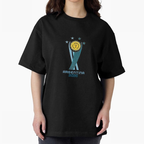 Argentina 2026 Football World Cup Emblem T-Shirt Classic T-Shirt Remember Iconic Moments from FIFA World Cup 2026 USA Canada Mexico Spirit, Featuring France and Portugal, Messi, Retro Football Energy, Iconic Rivalries, Trophy Chase Drama and