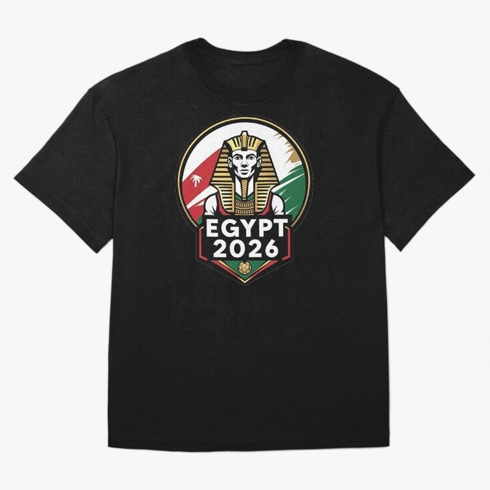 Egypt 2026 Sports Classic T-Shirt Show Fan Pride Across FIFA World Cup 2026 Inspired by CR7, Brazil Energy, Sports Nostalgia, International Competition, Famous Players and Unforgettable Victories; Ideal for Passionate Fans Who Love Underdog