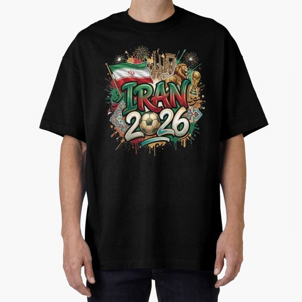 Iran World Cup 2026 Football Legacy Classic T-Shirt Show Support during FIFA World Cup 2026 Spirit, Centered on France, Haaland and Mbappe, Stadium Memories, Football Loyalty, International Chants and Championship Tradition; Ideal for Passionate