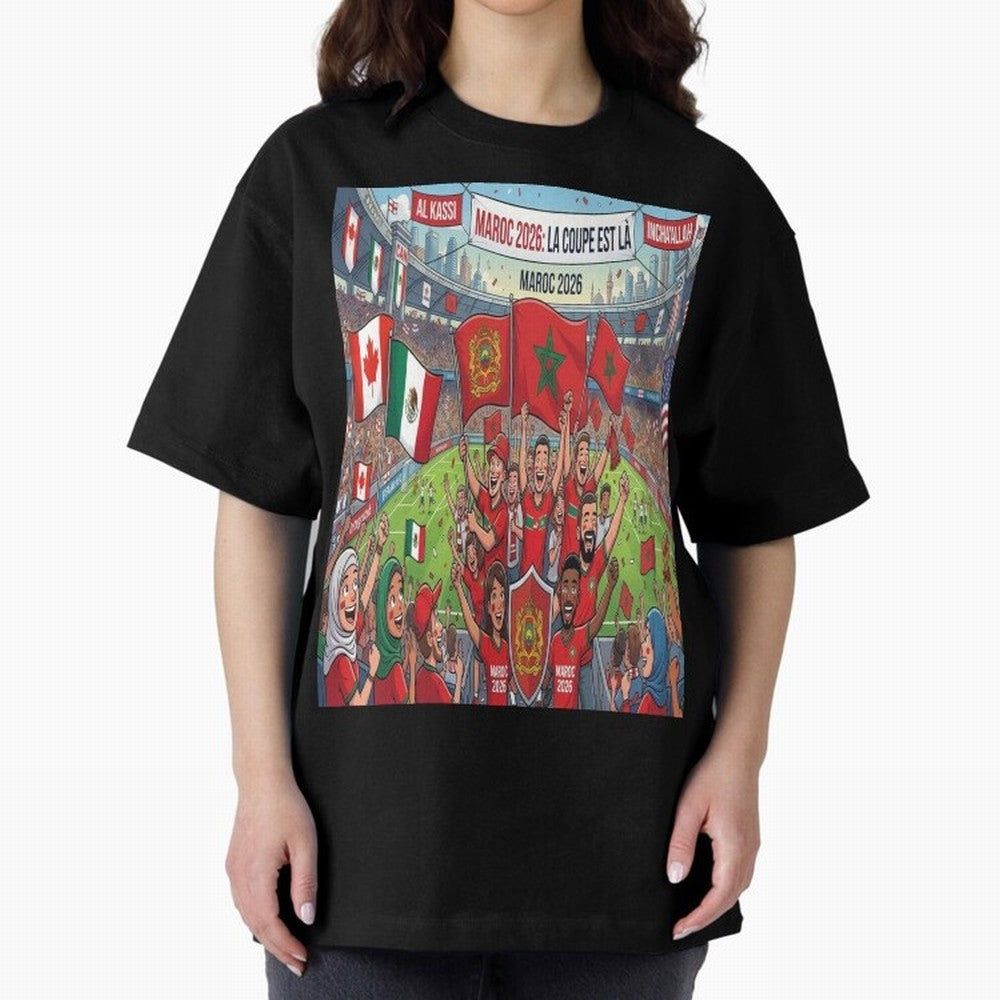 Morocco World Cup 2026 - Stadium Classic T-Shirt Show Up for the Glory of FIFA World Cup 2026 Group Stage Connected to Messi, CR7 and Mbappe, Netherlands Energy, Classic Soccer Heritage, Championship Pressure, Fan Loyalty and International Pride;