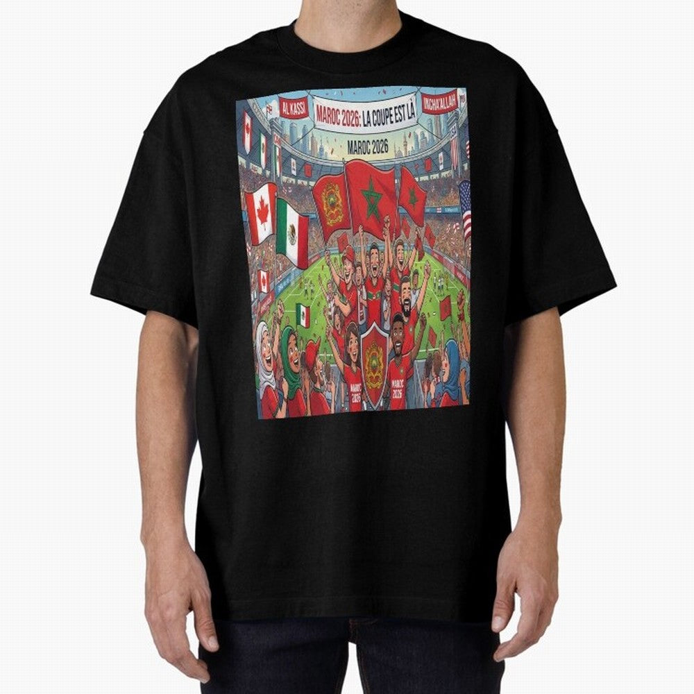 Morocco World Cup 2026 - Stadium Classic T-Shirt Show Up for the Glory of FIFA World Cup 2026 Group Stage Connected to Messi, CR7 and Mbappe, Netherlands Energy, Classic Soccer Heritage, Championship Pressure, Fan Loyalty and International Pride;