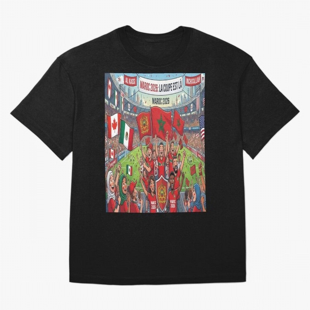Morocco World Cup 2026 - Stadium Classic T-Shirt Show Up for the Glory of FIFA World Cup 2026 Group Stage Connected to Messi, CR7 and Mbappe, Netherlands Energy, Classic Soccer Heritage, Championship Pressure, Fan Loyalty and International Pride;
