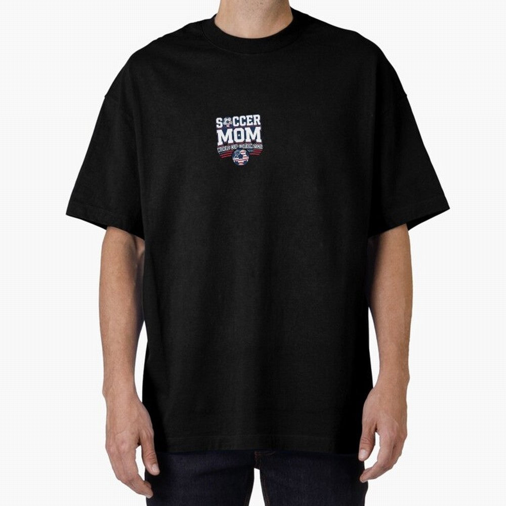 Soccer Mom World Cup Bold Text | 2026 Football Mom Classic T-Shirt Honor FIFA World Cup 2026 USA Canada Mexico Spirit, Celebrating England, France and Netherlands, Mbappe and Neymar, Goal Celebration Energy, Supporter Heritage, Football Icons and