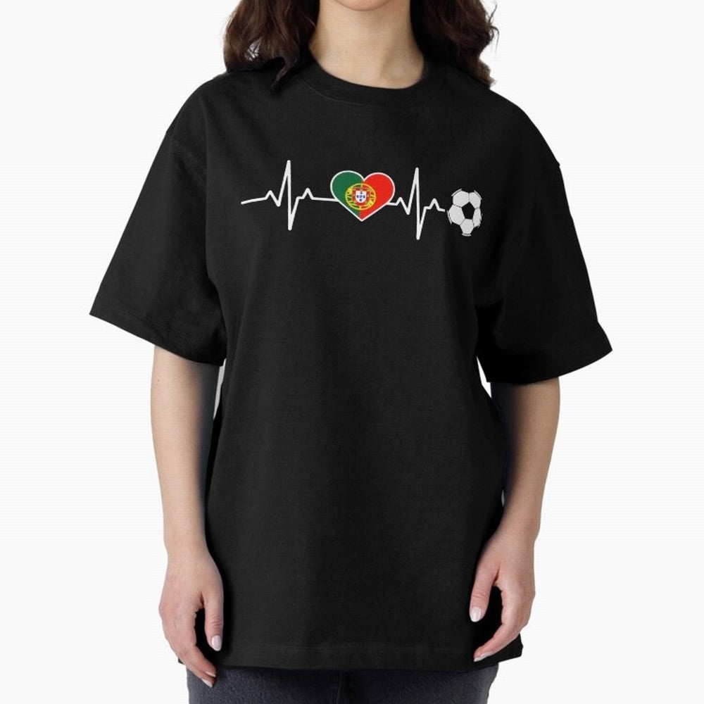 Portugal Football Heartbeat | Sele??o Das Quinas Soccer Fan Classic T-Shirt Celebrate Fan Culture around Match Day Hype around FIFA World Cup 2026 Group Stage, Messi, Neymar and Mbappe, England, France and Netherlands, Football Passion, Legendary