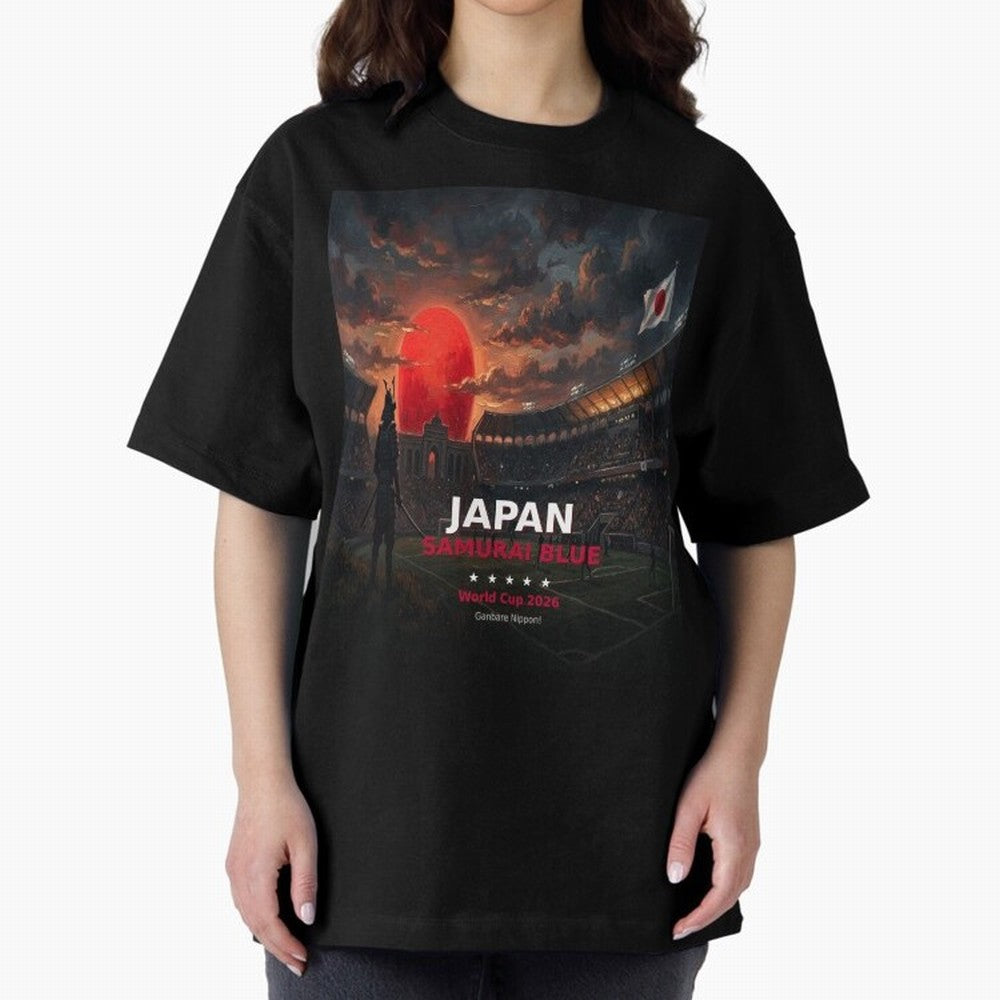 Japan Samurai Blue - World Cup 2026 Soccer Fan Tee Classic T-Shirt Back Your Heroes with Match Day Hype around FIFA World Cup 2026, Cristiano Ronaldo, Spain, Football History, Final Match Energy, Crowd Noise and Once in a Lifetime Moments; Perfect