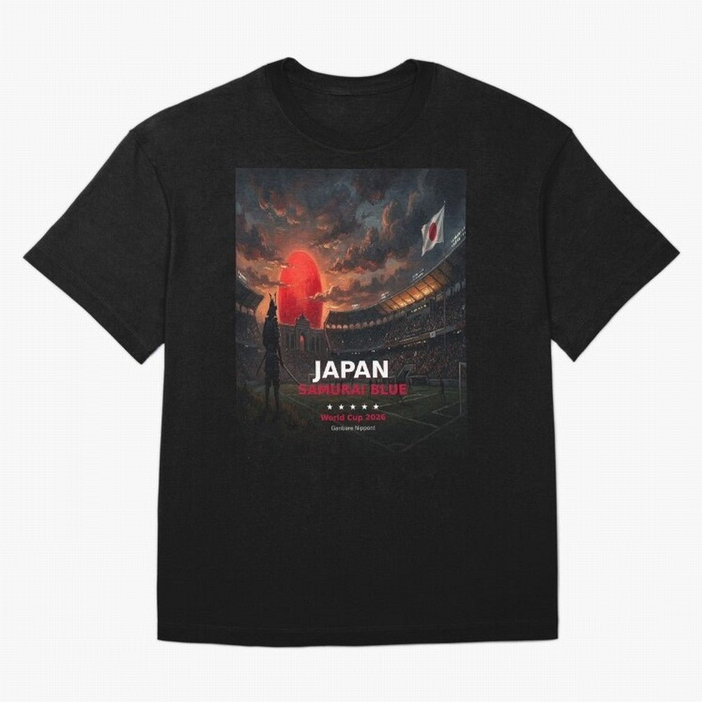 Japan Samurai Blue - World Cup 2026 Soccer Fan Tee Classic T-Shirt Back Your Heroes with Match Day Hype around FIFA World Cup 2026, Cristiano Ronaldo, Spain, Football History, Final Match Energy, Crowd Noise and Once in a Lifetime Moments; Perfect