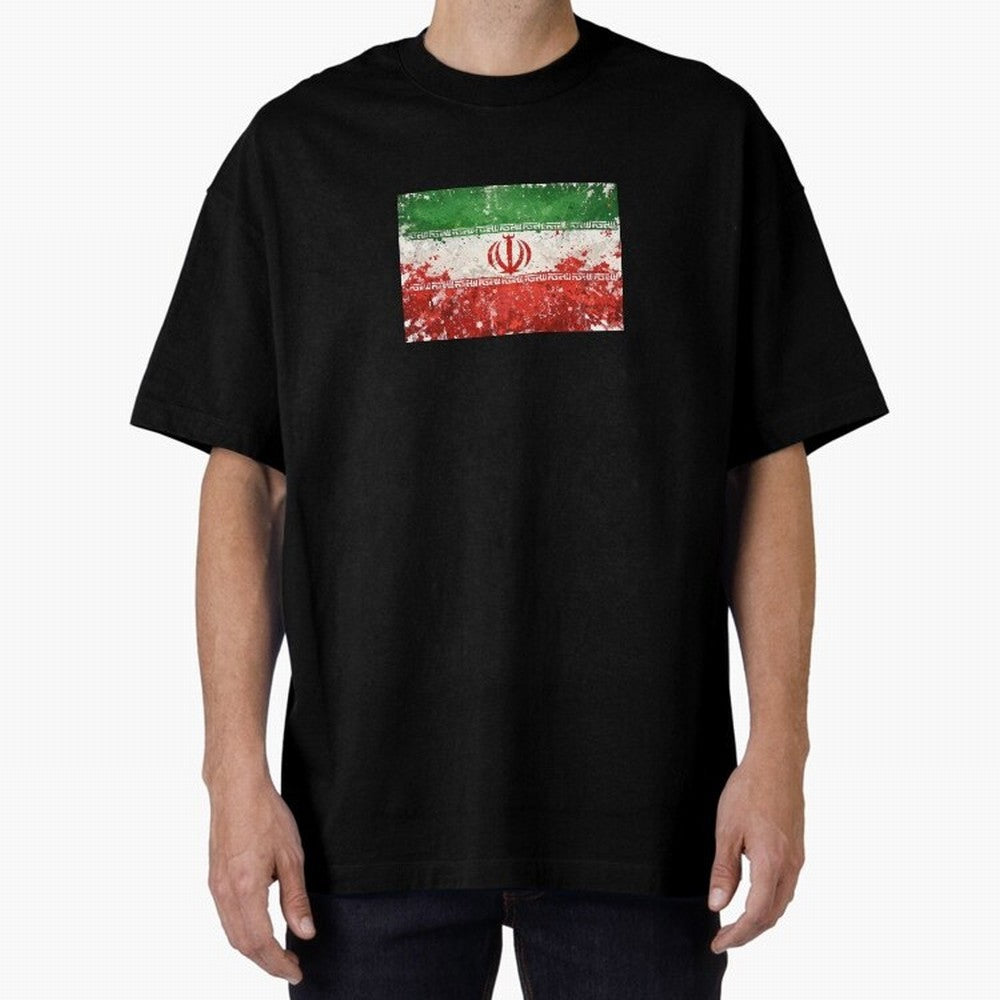 Iran Football World Cup Flag | Grunge Iranian Soccer Art Classic T-Shirt Enjoy the Biggest Football Party of Global Football Passion for FIFA World Cup 2026 USA Canada Mexico, Centered on Mbappe, Argentina and Brazil, Game Day Rituals, Football