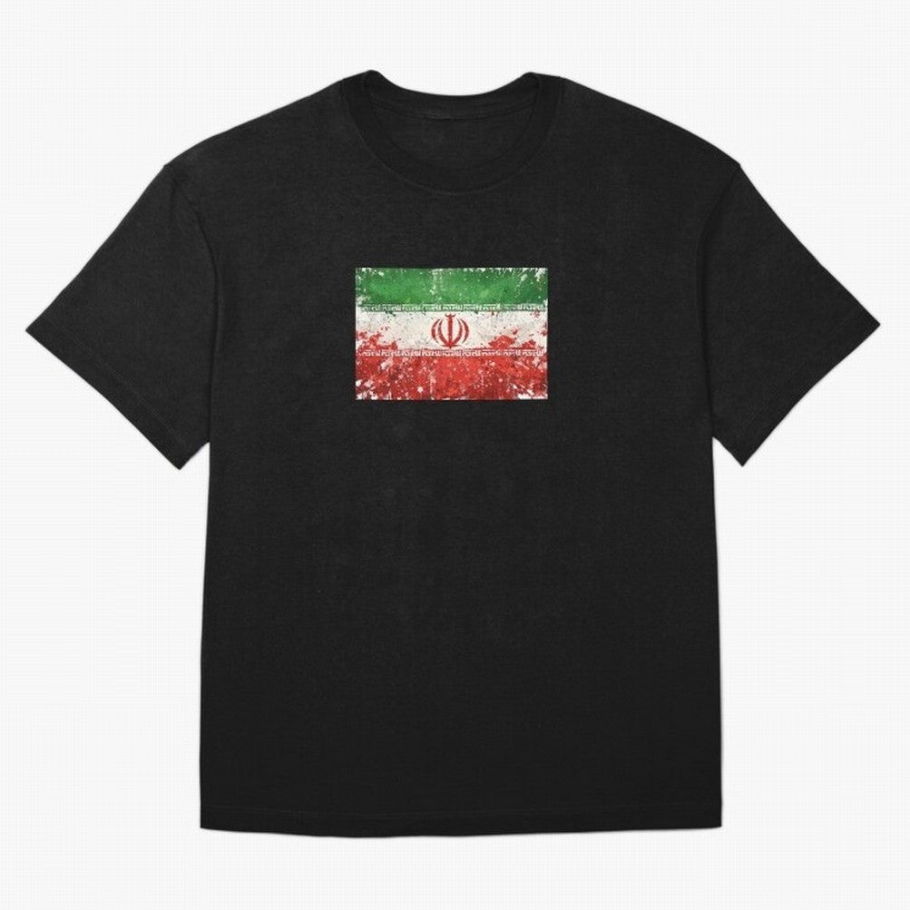 Iran Football World Cup Flag | Grunge Iranian Soccer Art Classic T-Shirt Enjoy the Biggest Football Party of Global Football Passion for FIFA World Cup 2026 USA Canada Mexico, Centered on Mbappe, Argentina and Brazil, Game Day Rituals, Football