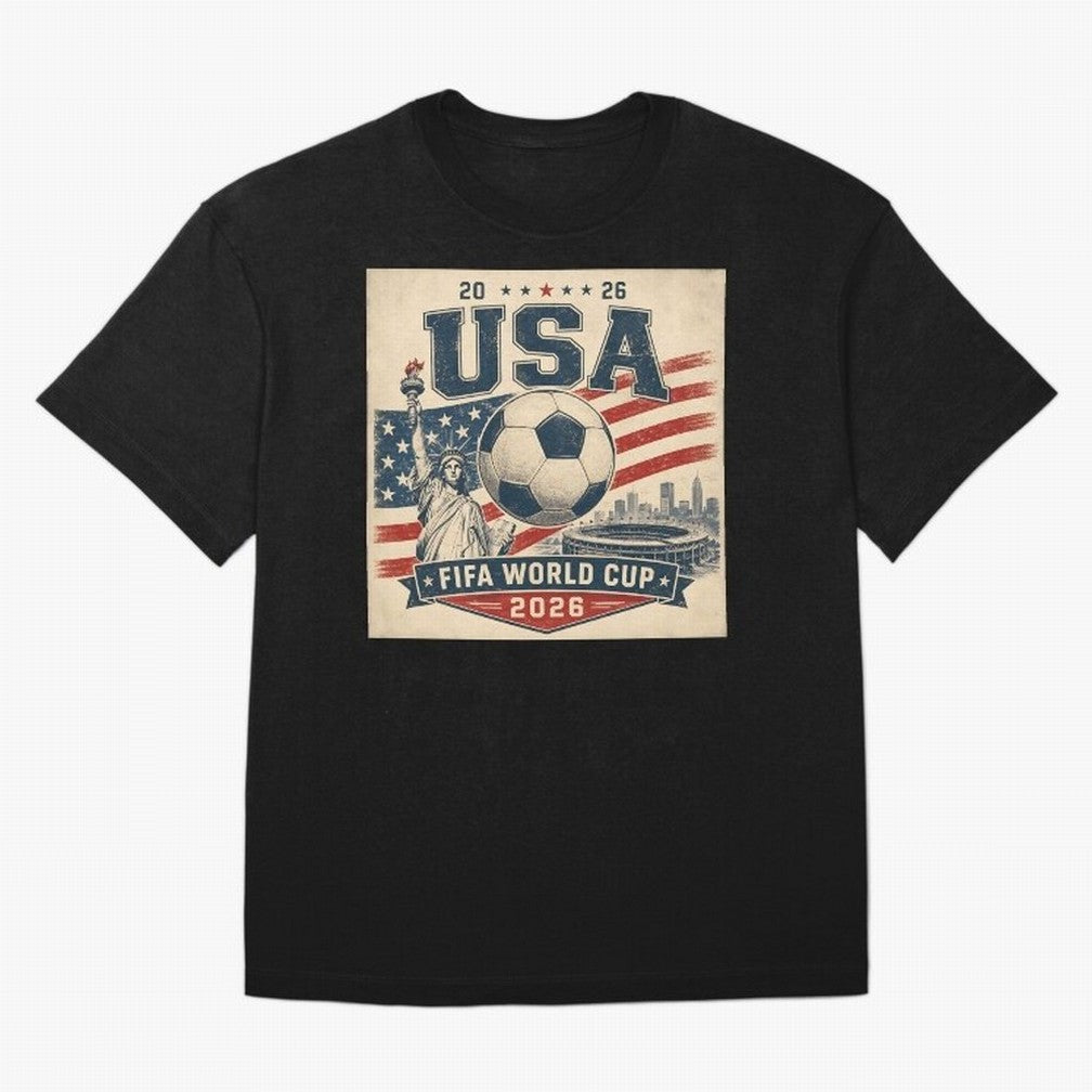 USA WORLD CUP 2026 Classic T-Shirt Join Global Football Passion for FIFA World Cup 2026 USA Canada Mexico, Featuring Messi, Germany, Game Day Rituals, Football Legends, Country Pride and the Road to the Final; Built for Supporters Chasing Trophy