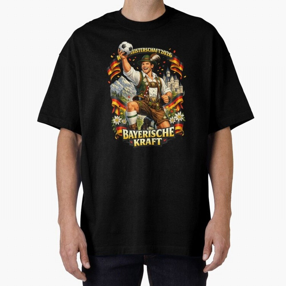 Bayerische Kraft World Cup 2026 Germany Fan Classic T-Shirt Bring Supporter Culture to FIFA World Cup 2026 Spirit, Celebrating England, France and Netherlands, Mbappe and Neymar, Match Day Excitement, Supporter Culture, Golden Goals and Global