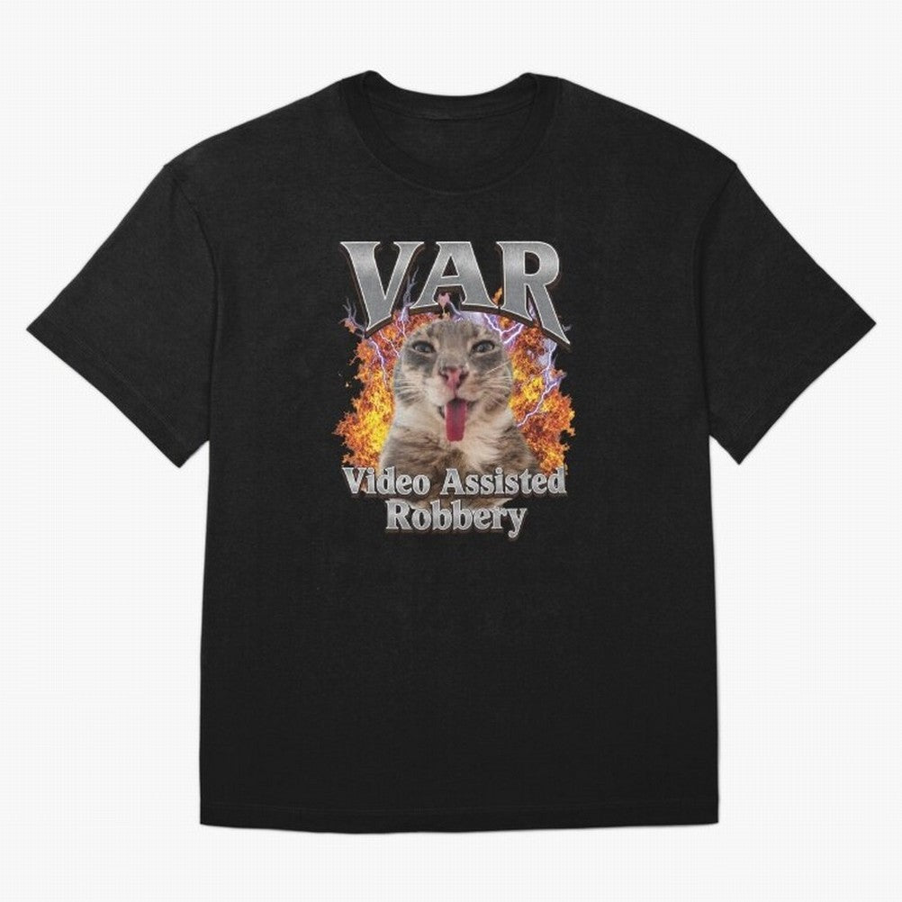 VAR Video Assisted Robbery Funny World Cup 2026 Meme Soccer Fan Football Humor Classic T-Shirt Represent the Passion of FIFA World Cup 2026 USA Canada Mexico for Fans of Mbappe and Neymar and Argentina, France and Brazil, Bringing Vintage Soccer
