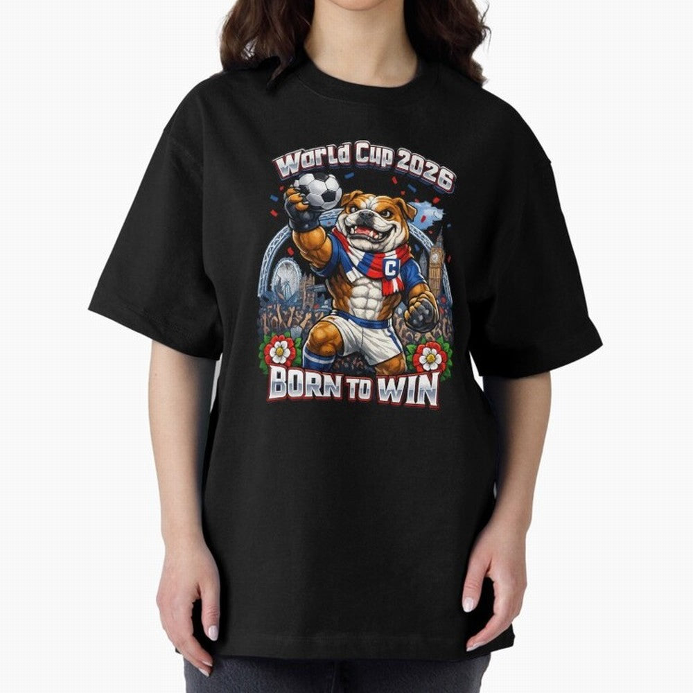 England Bulldog World Cup 2026 Fan Art Classic T-Shirt Bring Global Tournament Vibes to FIFA World Cup 2026 for Fans of Cristiano Ronaldo and England and Germany, Bringing Classic Soccer Heritage, Championship Pressure, Fan Loyalty and