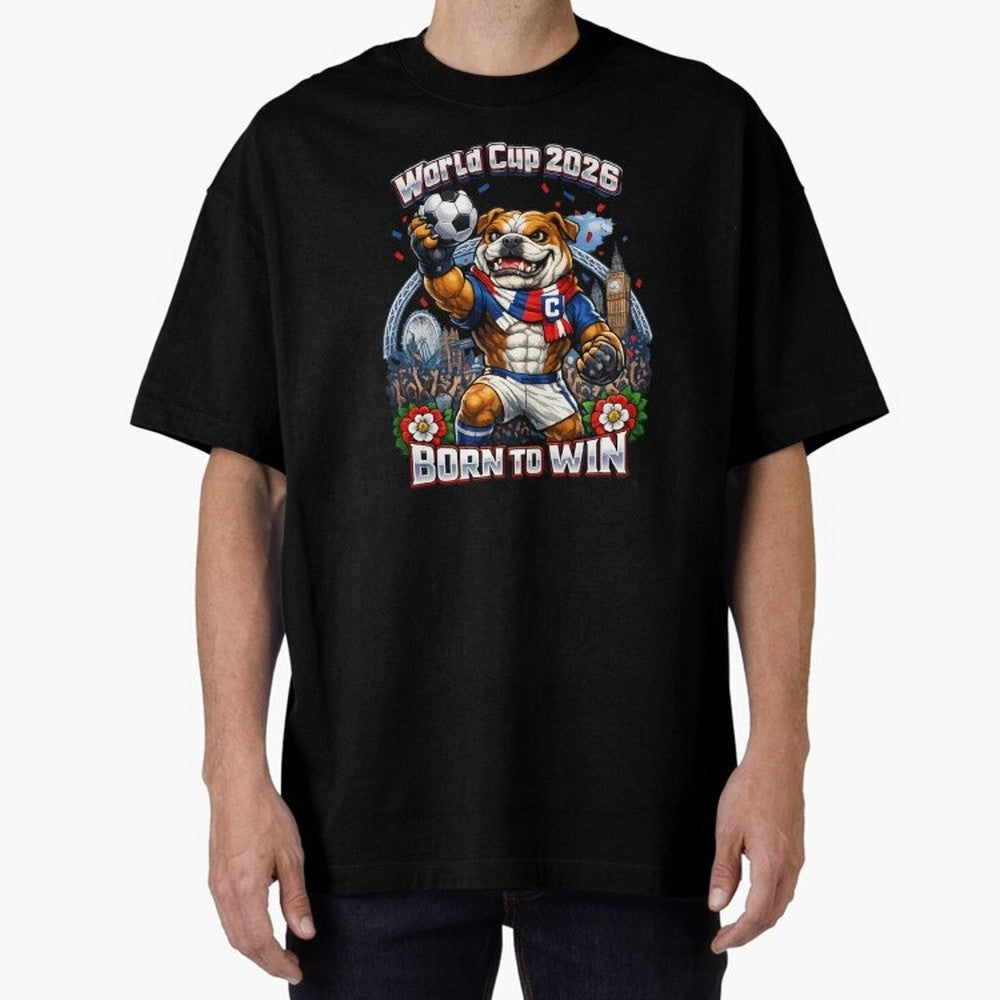 England Bulldog World Cup 2026 Fan Art Classic T-Shirt Bring Global Tournament Vibes to FIFA World Cup 2026 for Fans of Cristiano Ronaldo and England and Germany, Bringing Classic Soccer Heritage, Championship Pressure, Fan Loyalty and