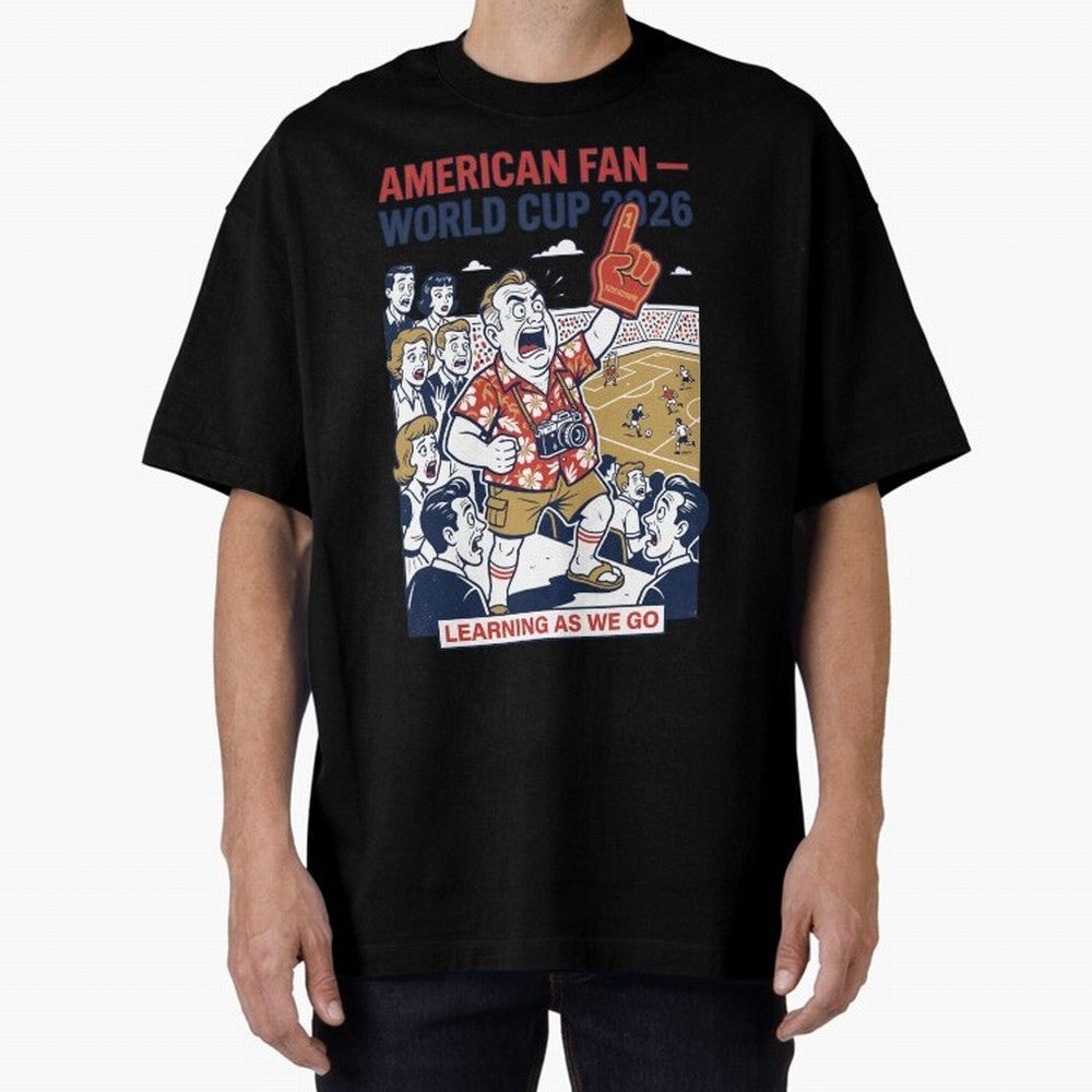 American Fan ¡ª World Cup 2026 ¡ª Learning as We Go V1 Classic T-Shirt Carry National Pride through FIFA World Cup 2026 Group Stage Spirit, Driven by Argentina and Brazil, Mbappe and Neymar, Match Day Excitement, Supporter Culture, Golden Goals and
