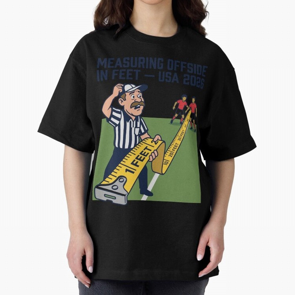 Measuring Offside in Feet ¡ª USA 2026 V3 Classic T-Shirt Celebrate National Team Dreams in FIFA World Cup 2026 USA Canada Mexico for Fans of CR7 and Messi and Spain, Bringing Sports Nostalgia, International Competition, Famous Players and