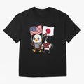 The American eagle and its friend, the Japanese crane Classic T-Shirt Celebrate Global Passion for FIFA World Cup 2026 Connected to Neymar, Argentina, France and Brazil Energy, Game Day Rituals, Football Legends, Country Pride and the Road to the