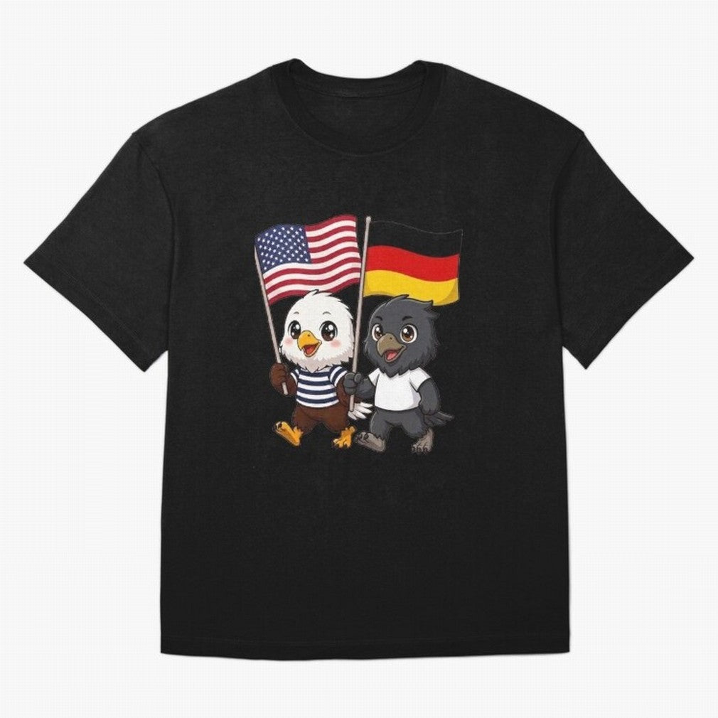 The American eagle and its friend the German eagle Classic T-Shirt Celebrate Supporters United by FIFA World Cup 2026 USA Canada Mexico for Fans of CR7 and England, France and Netherlands, Bringing Soccer Culture, Superstar Moments, National Team