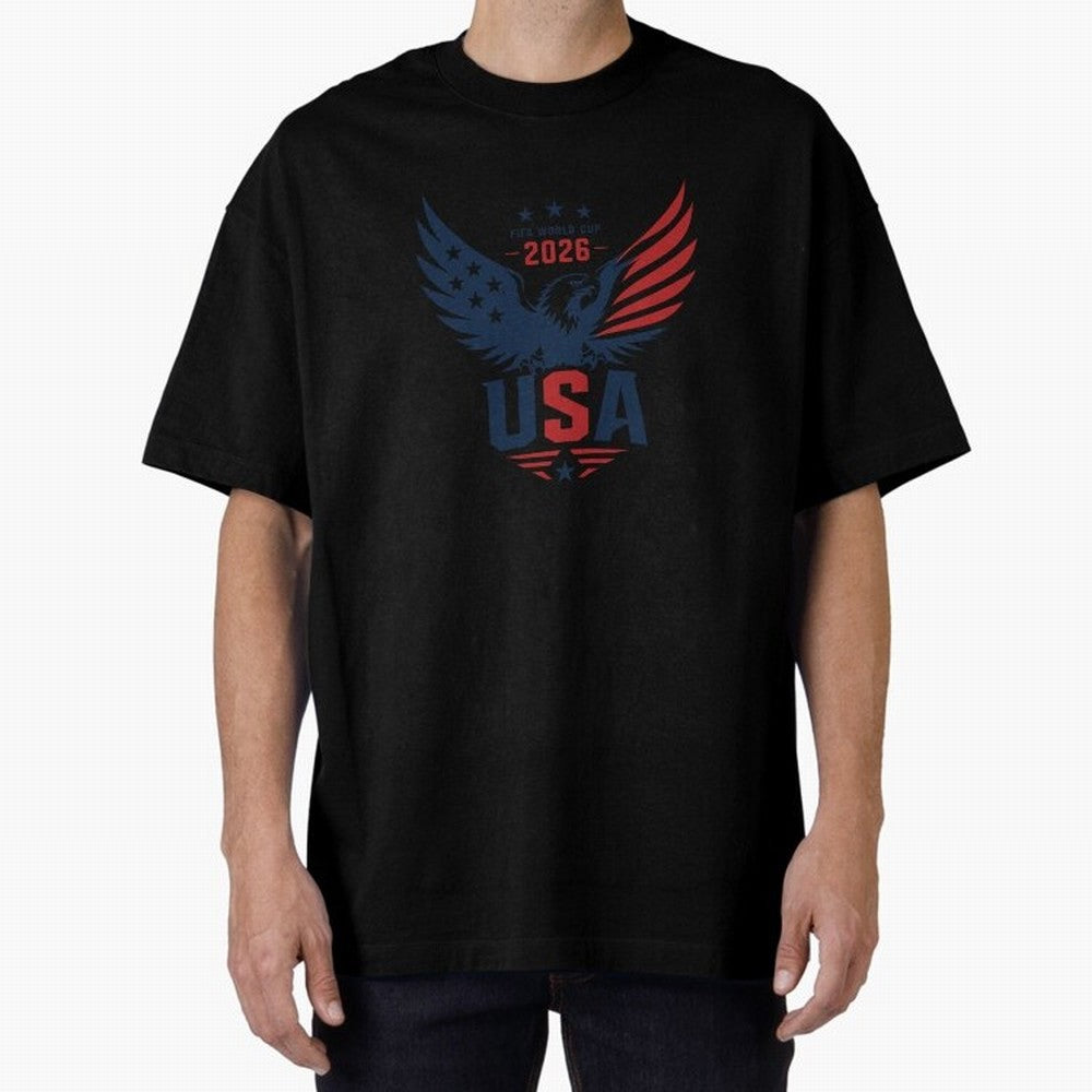 FIFA World Cup 2026 USA Eagle ¨C Patriotic Soccer Art Classic T-Shirt Cheer for FIFA World Cup 2026 Spirit, Made for France, Haaland and Mbappe, Worldwide Fan Energy, Dramatic Goals, Stadium Lights and Championship Celebrations; Made for Die Hard