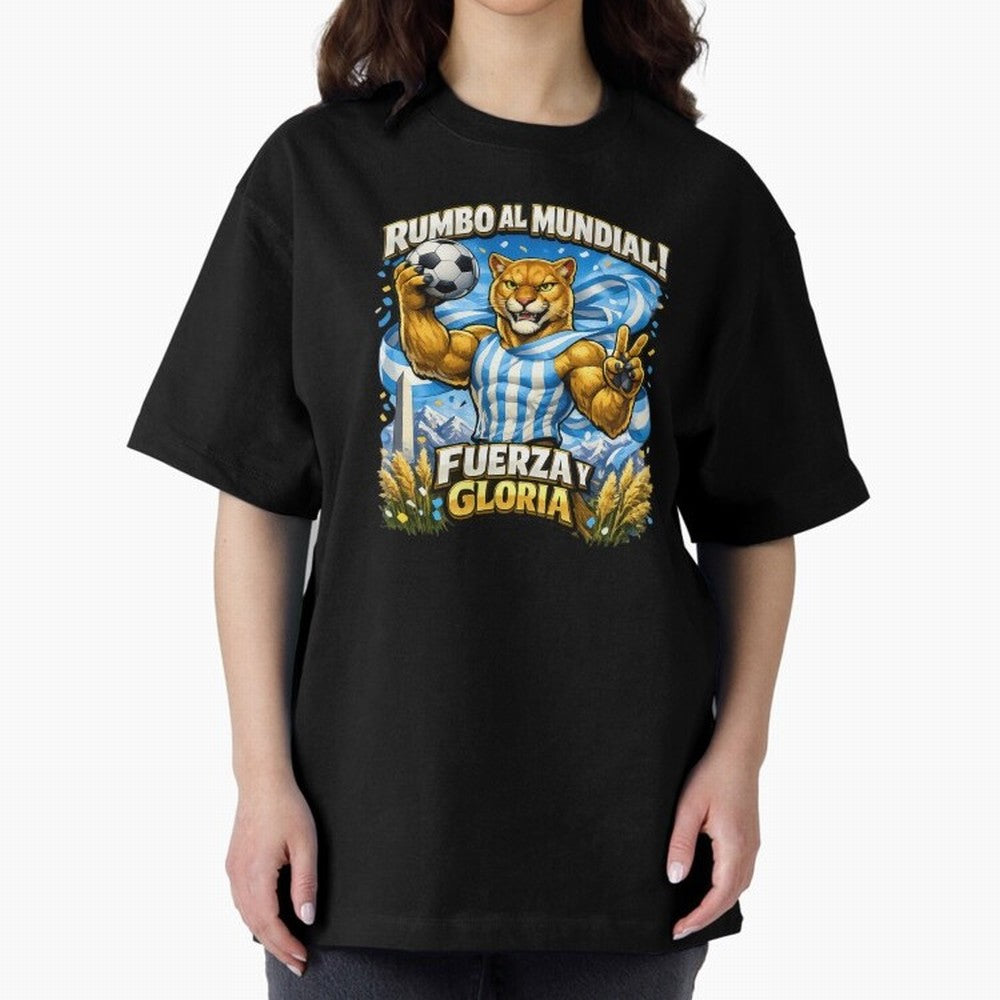 Argentina Puma World Cup Fan Art Classic T-Shirt Celebrate Football Dreams Across FIFA World Cup 2026 Group Stage for Fans of Messi and Germany, Bringing Global Supporter Spirit, Legendary Goals, National Colors and Tournament Celebration; Made for