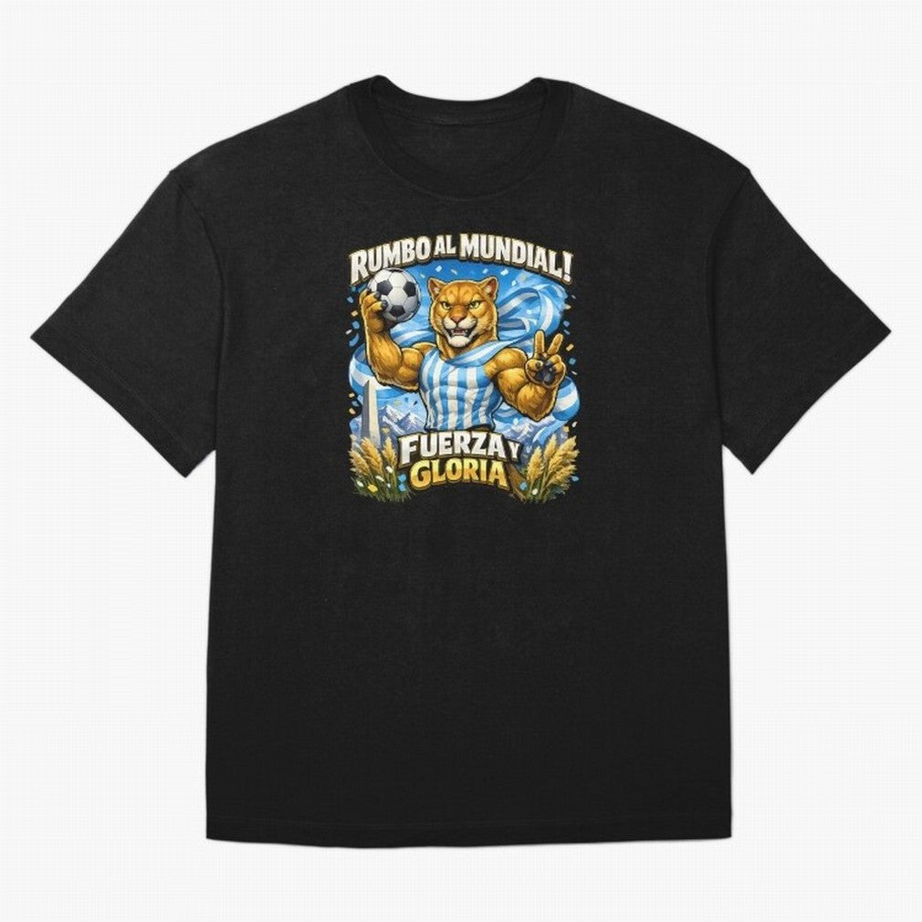 Argentina Puma World Cup Fan Art Classic T-Shirt Celebrate Football Dreams Across FIFA World Cup 2026 Group Stage for Fans of Messi and Germany, Bringing Global Supporter Spirit, Legendary Goals, National Colors and Tournament Celebration; Made for