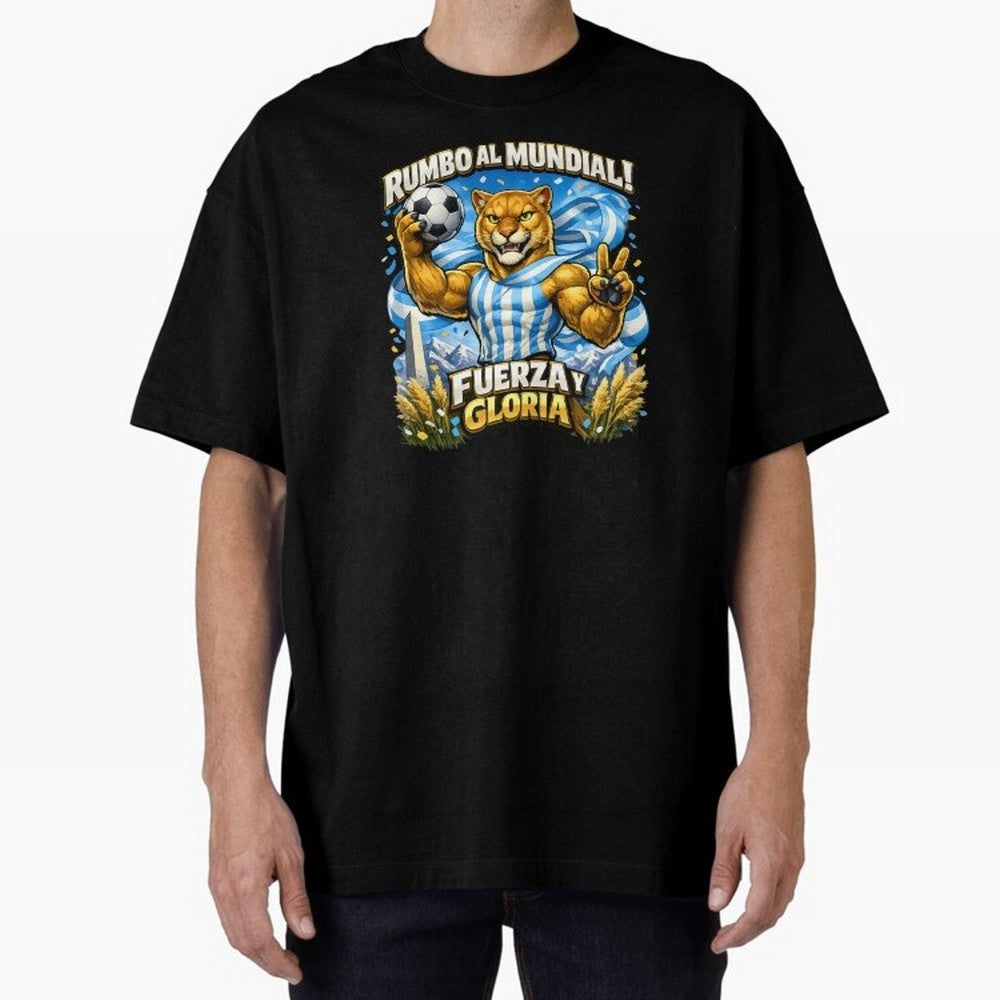 Argentina Puma World Cup Fan Art Classic T-Shirt Celebrate Football Dreams Across FIFA World Cup 2026 Group Stage for Fans of Messi and Germany, Bringing Global Supporter Spirit, Legendary Goals, National Colors and Tournament Celebration; Made for
