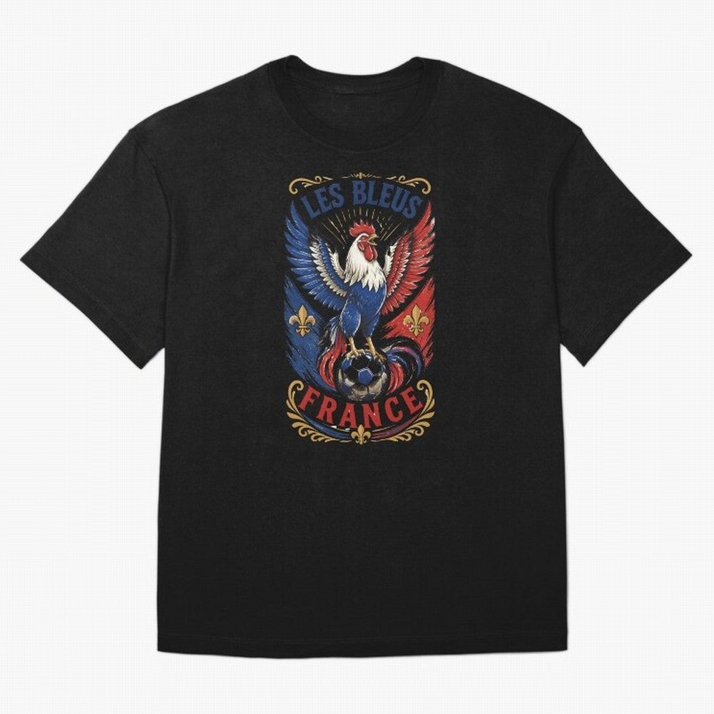 France Soccer Rooster - Les Bleus Vintage Patriotic Football Fan T-Shirt Classic T-Shirt Celebrate the Magic of FIFA World Cup 2026 Group Stage Centered on Haaland and Mbappe, Argentina and Brazil Energy, Global Supporter Spirit, Legendary Goals,