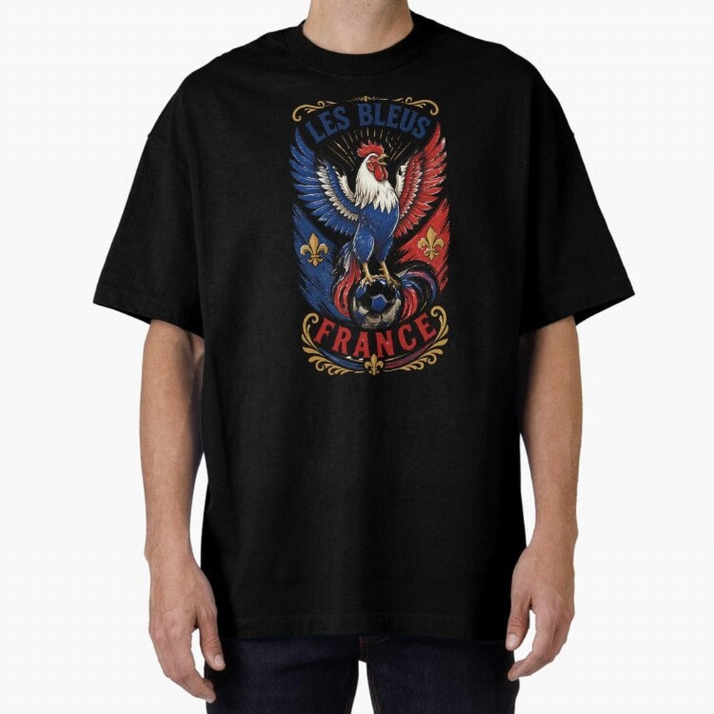 France Soccer Rooster - Les Bleus Vintage Patriotic Football Fan T-Shirt Classic T-Shirt Celebrate the Magic of FIFA World Cup 2026 Group Stage Centered on Haaland and Mbappe, Argentina and Brazil Energy, Global Supporter Spirit, Legendary Goals,