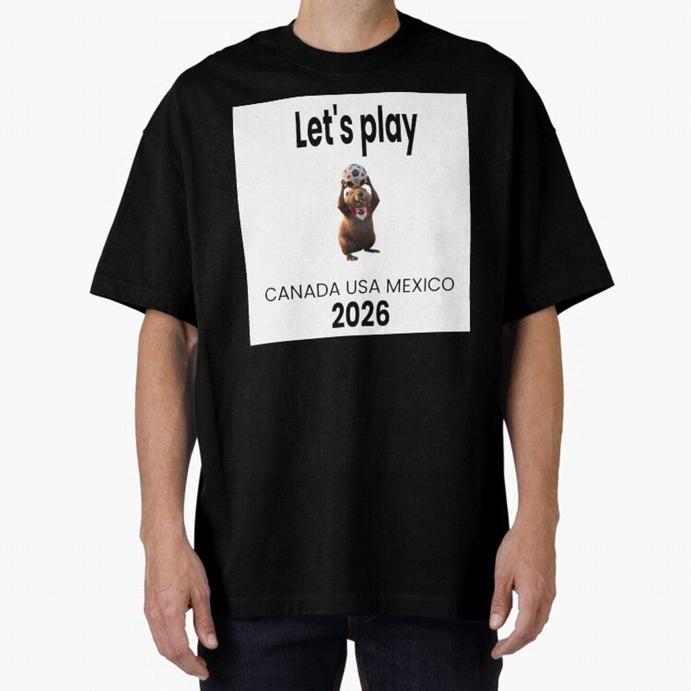 Canadian beaver invites you to World Cup 2026 in USA, Canada and Mexico Classic T-Shirt Celebrate Soccer Greatness during FIFA World Cup 2026 Driven by Messi, England, France and Netherlands Energy, Football Festival Excitement, Trophy Ambitions,