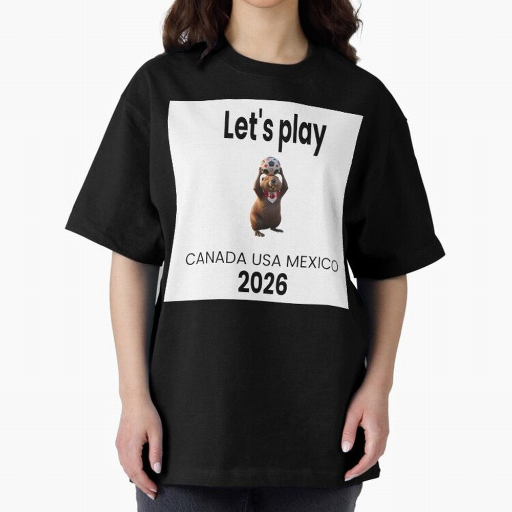 Canadian beaver invites you to World Cup 2026 in USA, Canada and Mexico Classic T-Shirt Celebrate Soccer Greatness during FIFA World Cup 2026 Driven by Messi, England, France and Netherlands Energy, Football Festival Excitement, Trophy Ambitions,