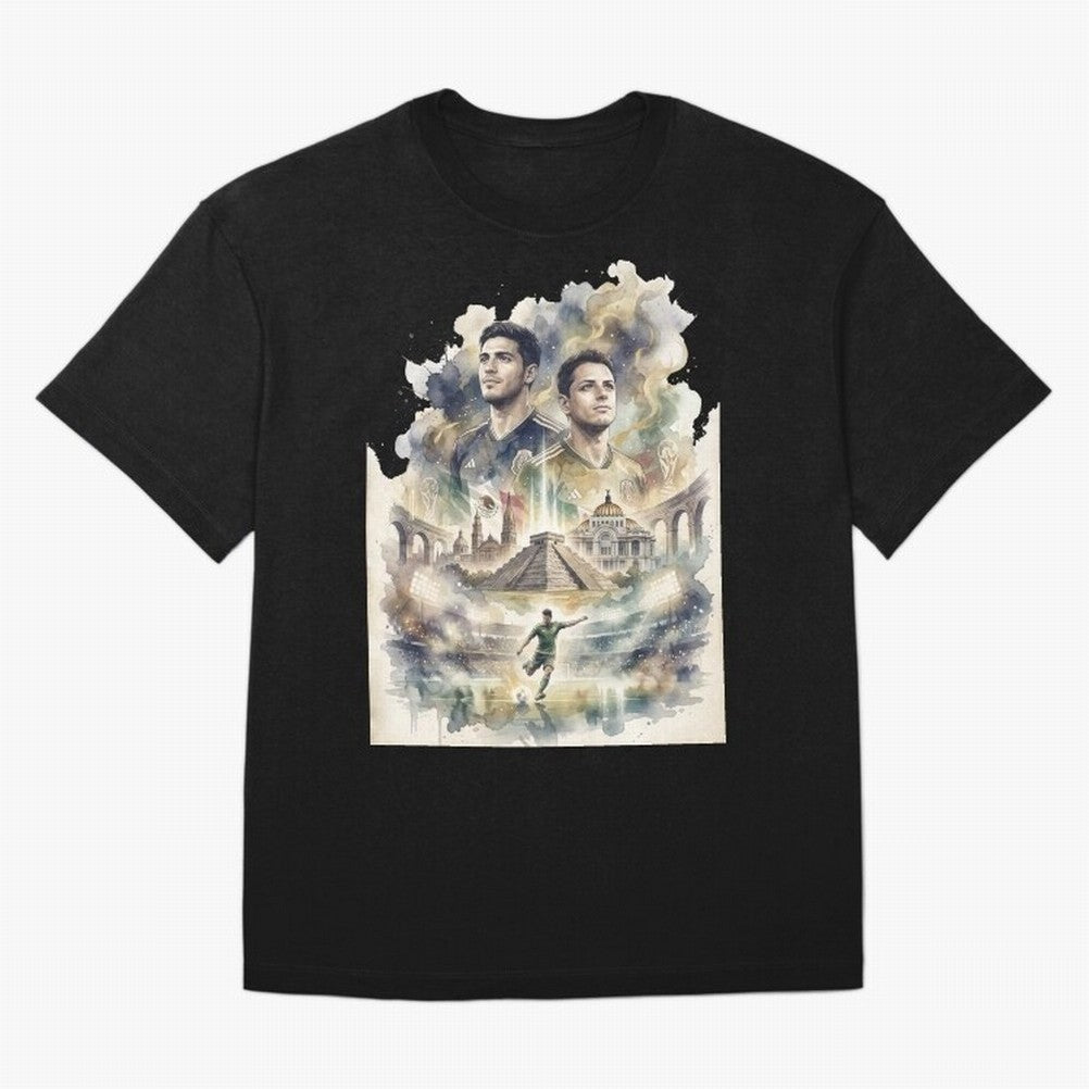 FIFA 2026 Mexico Players Classic T-Shirt Carry the Dream of FIFA World Cup 2026 USA Canada Mexico for Fans of Cristiano Ronaldo, Haaland and CR7 and Argentina and Brazil, Bringing Retro Football Energy, Iconic Rivalries, Trophy Chase Drama and