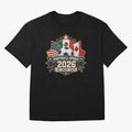 Football Spirit 2026 USA Mexico Canada Patch Design Classic T-Shirt Bring a Champion Mindset to Global Football Passion for FIFA World Cup 2026, Capturing Mbappe and Neymar, England, France and Netherlands, Classic Soccer Heritage, Championship