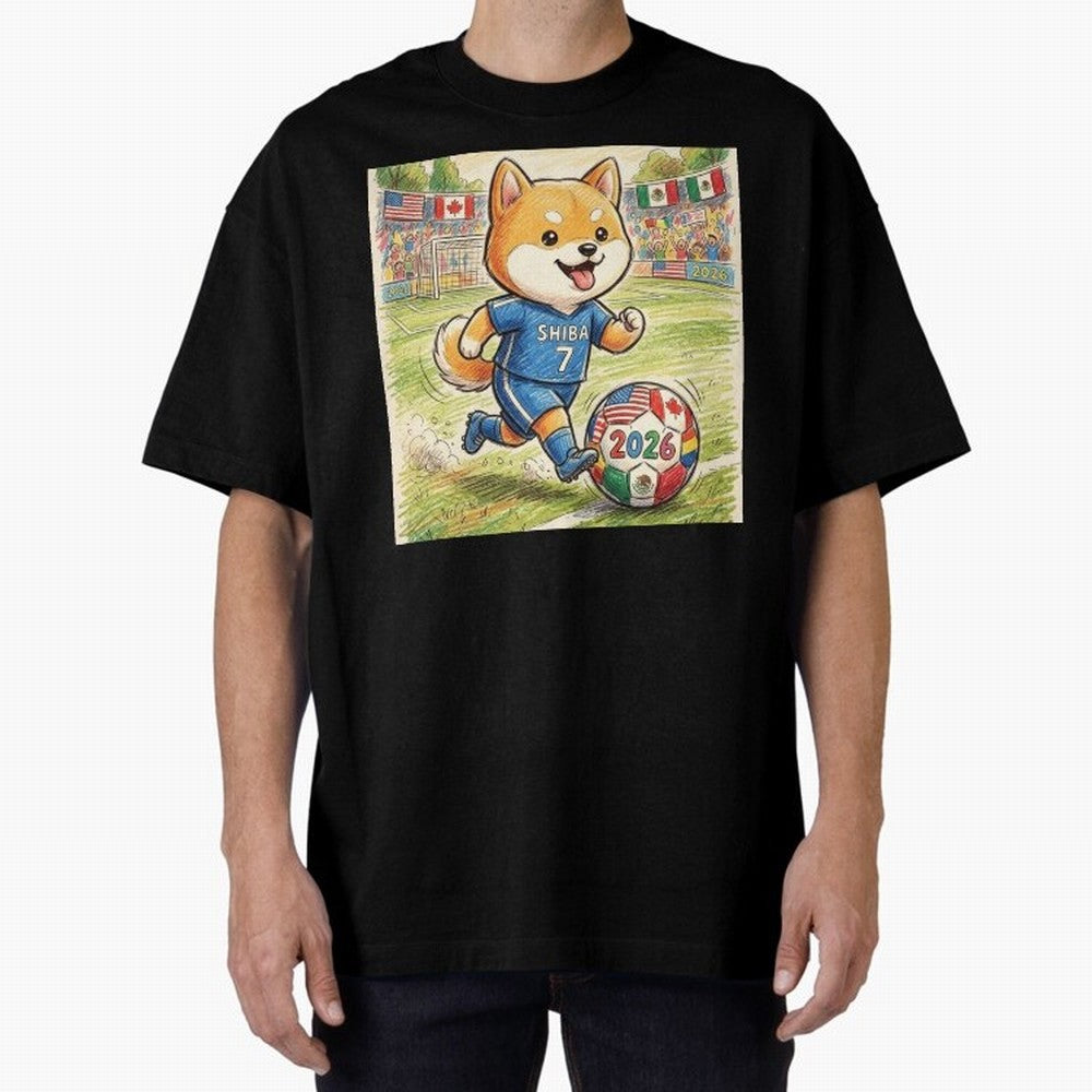 2026 World Cup Shiba Inu Ace #7 - Stadium Action Art Classic T-Shirt Refresh Match Day Hype around FIFA World Cup 2026 USA Canada Mexico, CR7 and Messi, France and Portugal, Championship Spirit, Famous Goals, Roaring Crowds and International