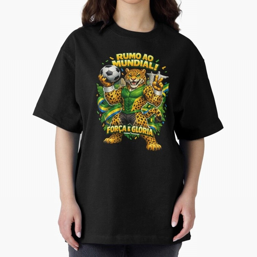 Brazil World Cup 2026 Jaguar Fan Art Classic T-Shirt Celebrate Global Football Passion for FIFA World Cup 2026, Inspired by Haaland, England and Germany, Supporter Pride, Iconic Celebrations, Legendary Names and Global Match Day Energy; Made for