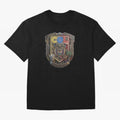 Feel the passion of Colombia with this dynamic Shield and soccer player design Classic T-Shirt Make Every Kick Count in the FIFA World Cup 2026 Group Stage Journey through Messi and Cristiano Ronaldo Highlights, Portugal, Spain and Germany Pride,