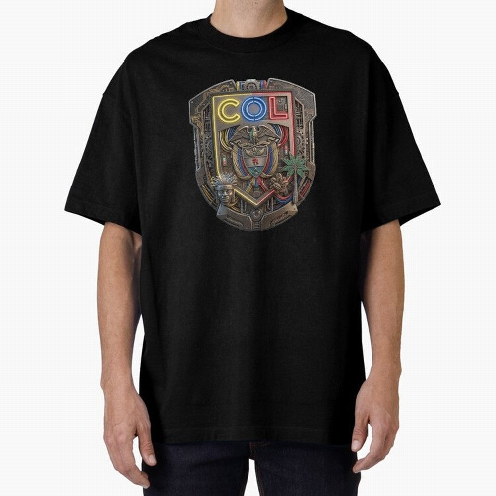 Feel the passion of Colombia with this dynamic Shield and soccer player design Classic T-Shirt Make Every Kick Count in the FIFA World Cup 2026 Group Stage Journey through Messi and Cristiano Ronaldo Highlights, Portugal, Spain and Germany Pride,